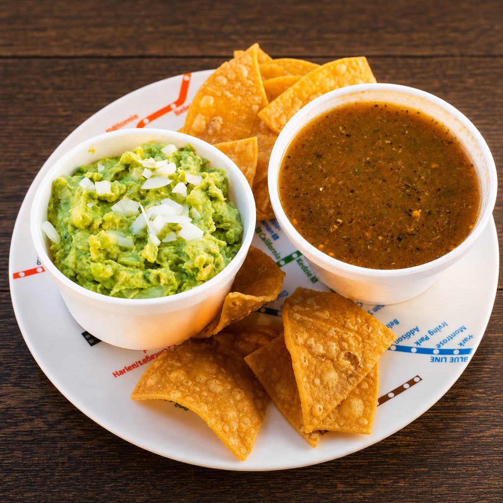 Combo Guac Salsa & Chips.