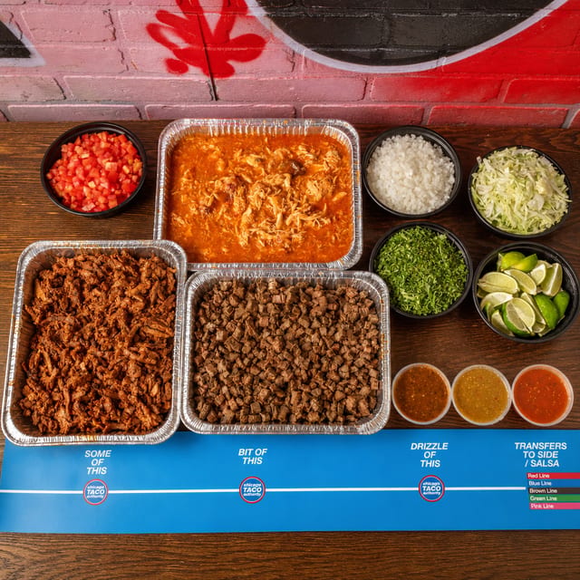 Taco Bar ( Serves 50-60 Guests ).