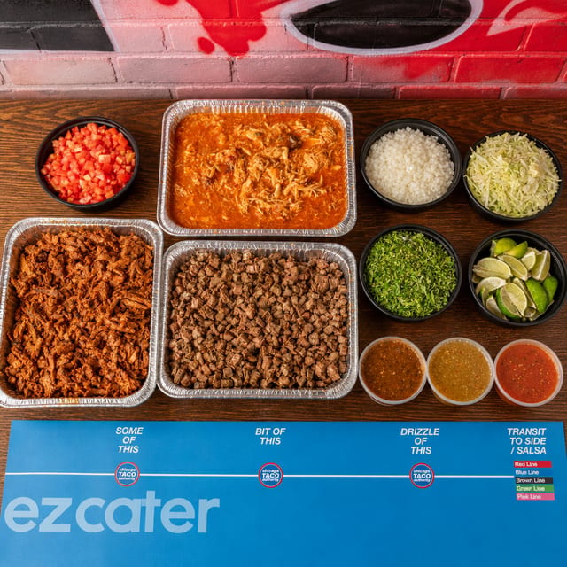 Taco Bar ( Serves 25-30 Guests ).
