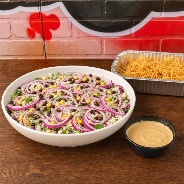 Taco Salad Tray.
