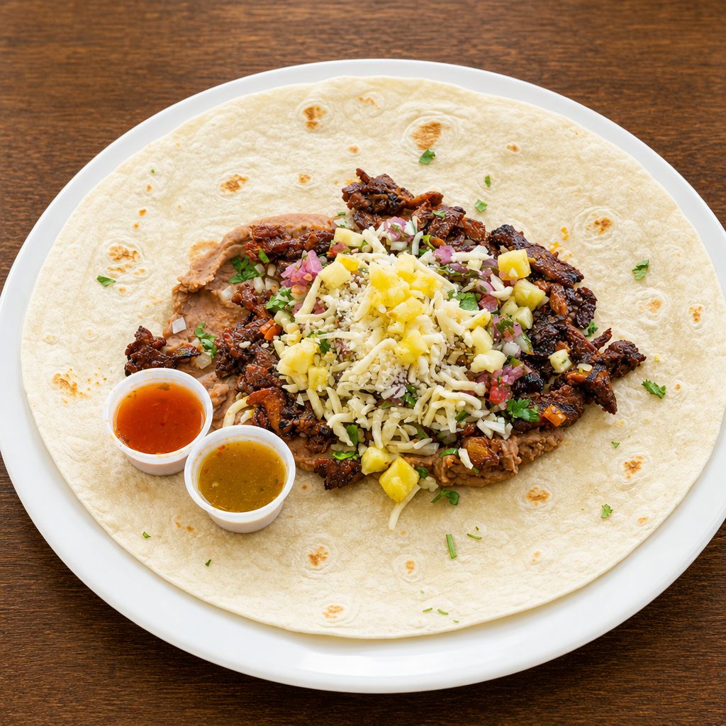 Al Pastor Burrito.