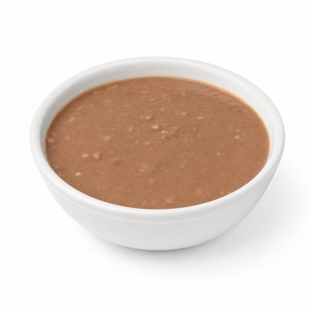 Refried Pinto Beans.