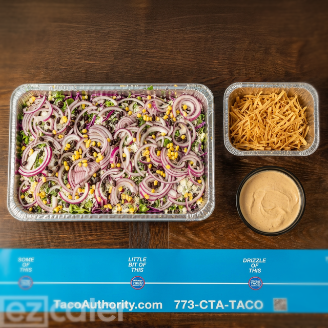 Taco Salad Tray.