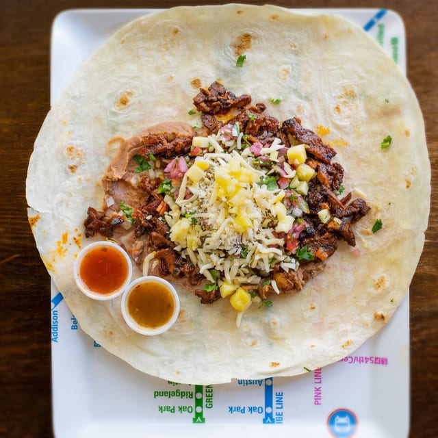 Al Pastor Burrito.