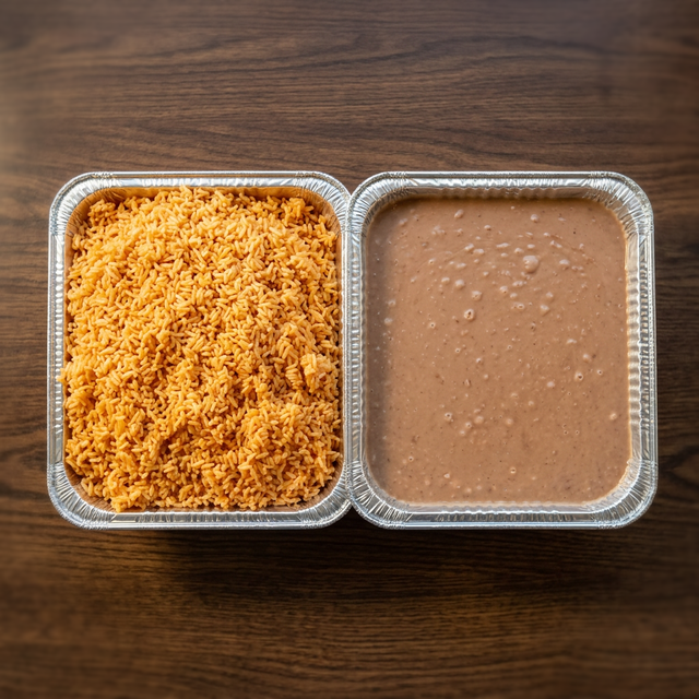Refried Pinto Beans.