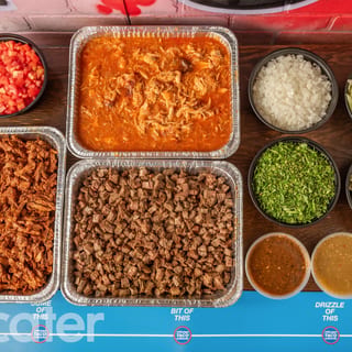 Taco Bar ( Serves 25-30 Guests )